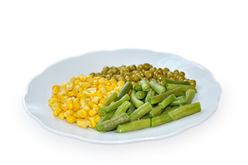 vegetables on a plate