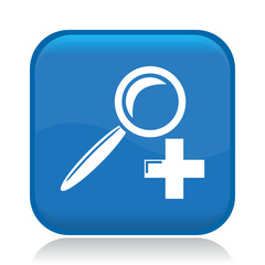 Fototapeta premium SEARCH PLUS ICON