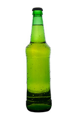 Green beer bottle