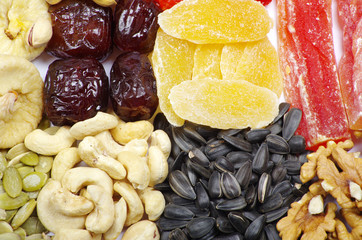 dried fruits and nuts