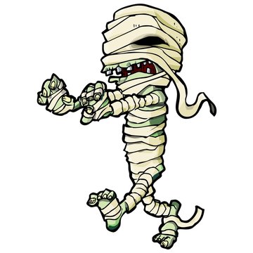 recommend clip art: Cartoon Egyptian mummy