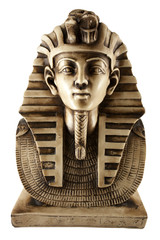 a marble statue of Tutankhamun - obrazy, fototapety, plakaty