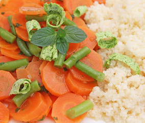 Gemüse mit Couscous