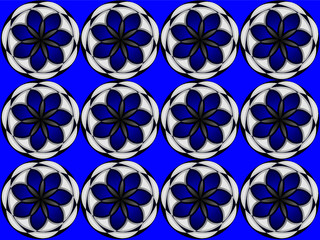 florales Muster f&uuml;r Geschenkpapier