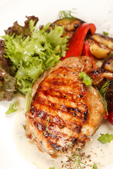 Chicken Steak with vegetables