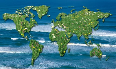Behangcirkel écologie dans le monde © laurine45