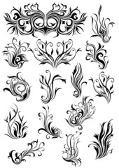 Floral design elements