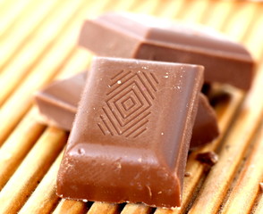 Pieces of chocolate
