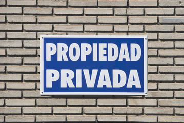 Fototapeta premium Private property
