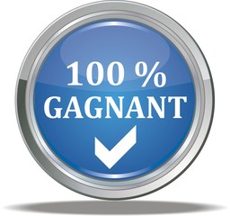 Bouton 100% gagnant
