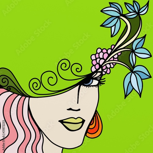 Viso Di Donna In Bianco E Nero Stock Photo And Royalty Free