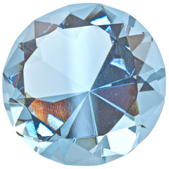 presse-papier, cristal, prisme, diamant, verre, décoration