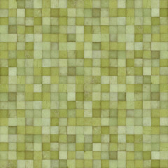 patchwork like surface made with green squares