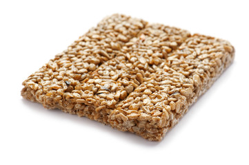 Bars Sunflower Seeds on white