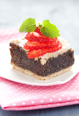 frischer Mohnkuchen