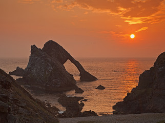 Sun rises from the mist