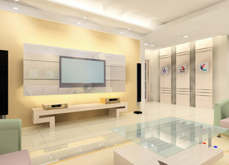 a modern living room design