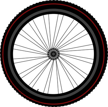 bike wheel tyre disk and gear