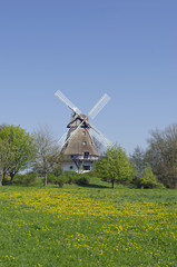 Windmühle in Bobeck, Schleswig-Holstein
