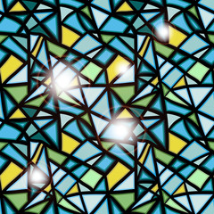 vector seamless stainglass window abstract background
