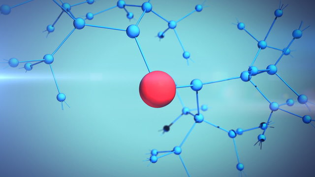 atom core and growing Molecular Structure