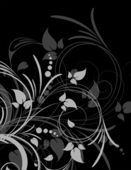 Floral abstract background.