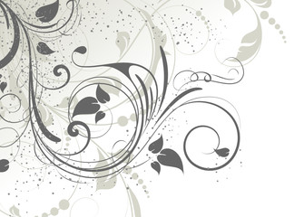 Floral abstract background.