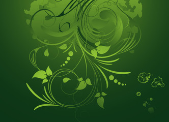 Floral abstract background.