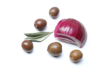 vegetable isolated on a white background