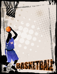 Basketball abstract background