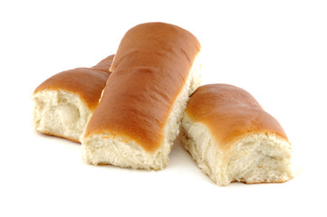 Traditional Slovak sweet yeast buns stuffed with jam