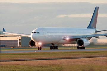 Aircraft taking off