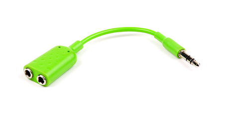 green audio splitter