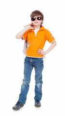 Fototapeta premium boy in dark glasses