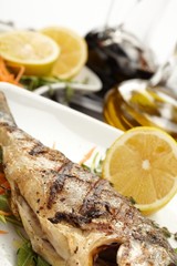 fish with lemon