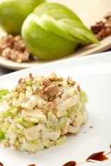 Salad from green apples