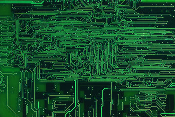 Back of a computer board which can be used as a background