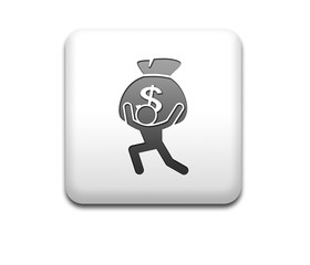 Boton cuadrado blanco hombre transportando dinero