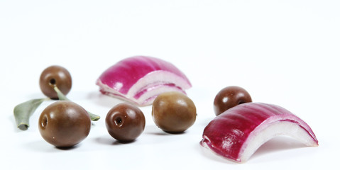 onion and olive
