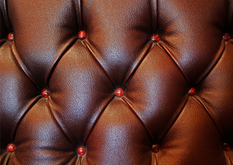 Gros plan de texture de cuir de couleur bordeaux de luxe pour le fond