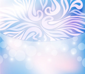 abstract blue background with blur and pattern