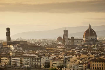 Deurstickers panorama di Firenze © luigi giordano