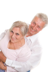 elderly couple together