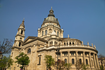Fototapeta na wymiar St Stephen's Basilica in Budapest..Hungary