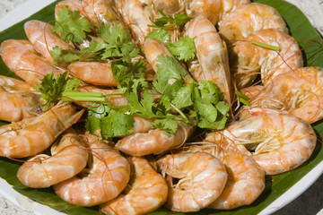 Boiled shrimp