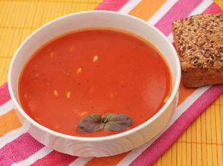 Tomatensuppe mit Reis