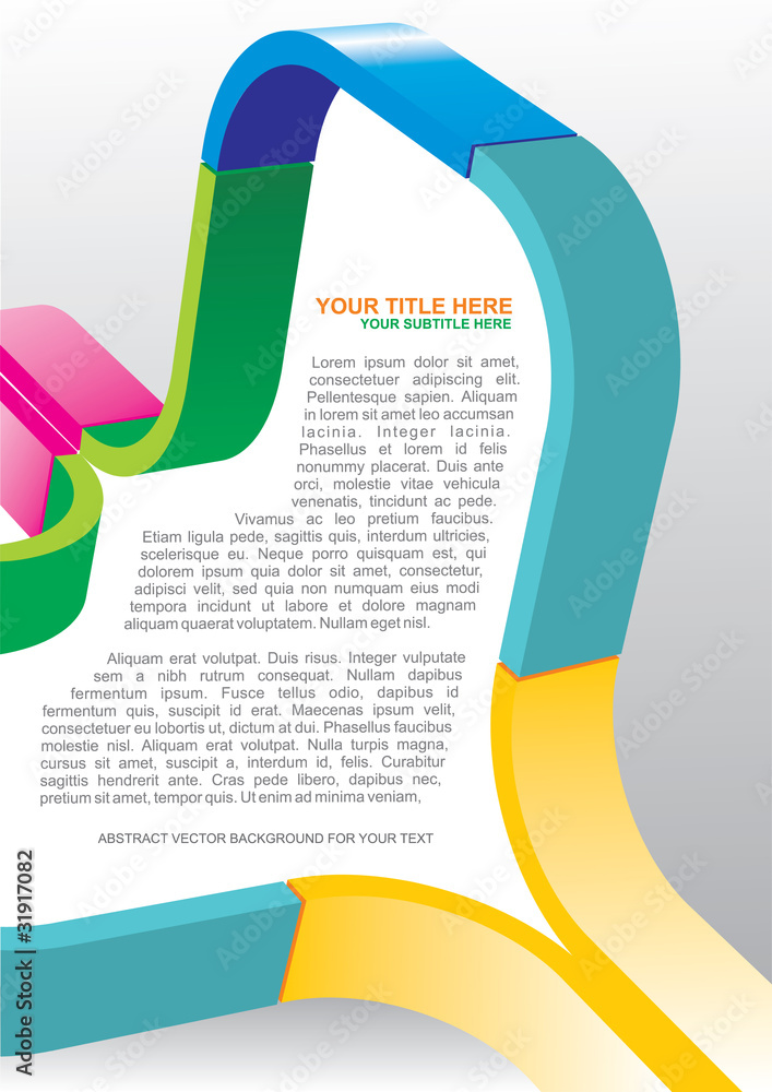 Fototapete Abstract Vector Background