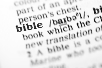 Fototapeta premium bible (the dictionary project)