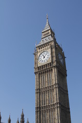 Fototapeta na wymiar Zegar Big Ben w Londynie