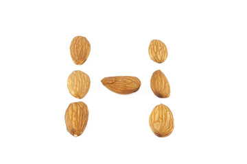 Letter H of the English alphabet